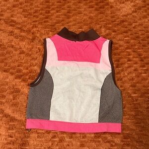 Zara Block Color Crop Top